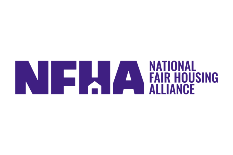 NFHA logo in purple, 'National Fair Housing Alliance'