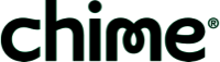 Chime logo in green and black colors