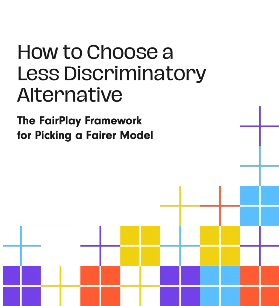 Graphic overview of FairPlay Framework for equitable model selection