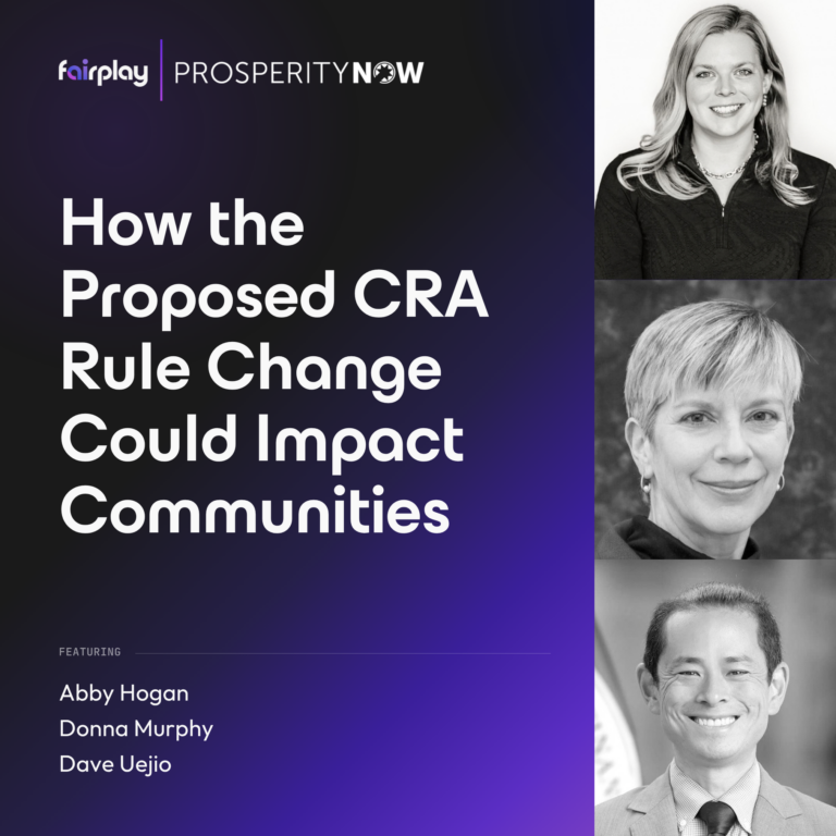 Proposed CRA rule change impact communities webinar graphic